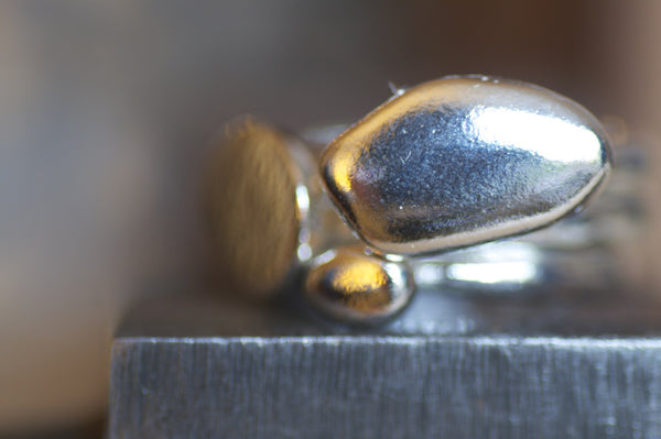 SALE: Organic Shape Stacking Pebble Rings