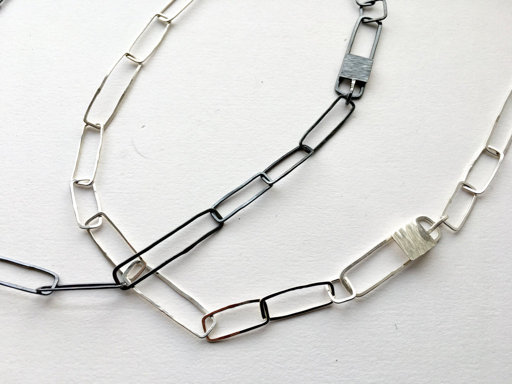 Silver Paperclip Chain