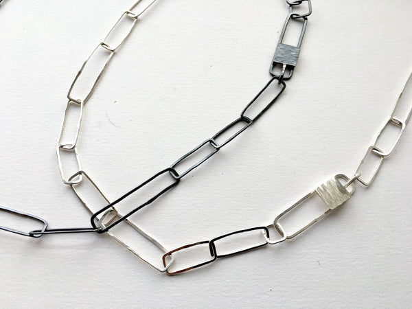 Silver Paperclip Chain