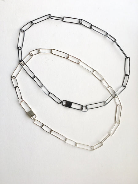 Silver Paperclip Chain
