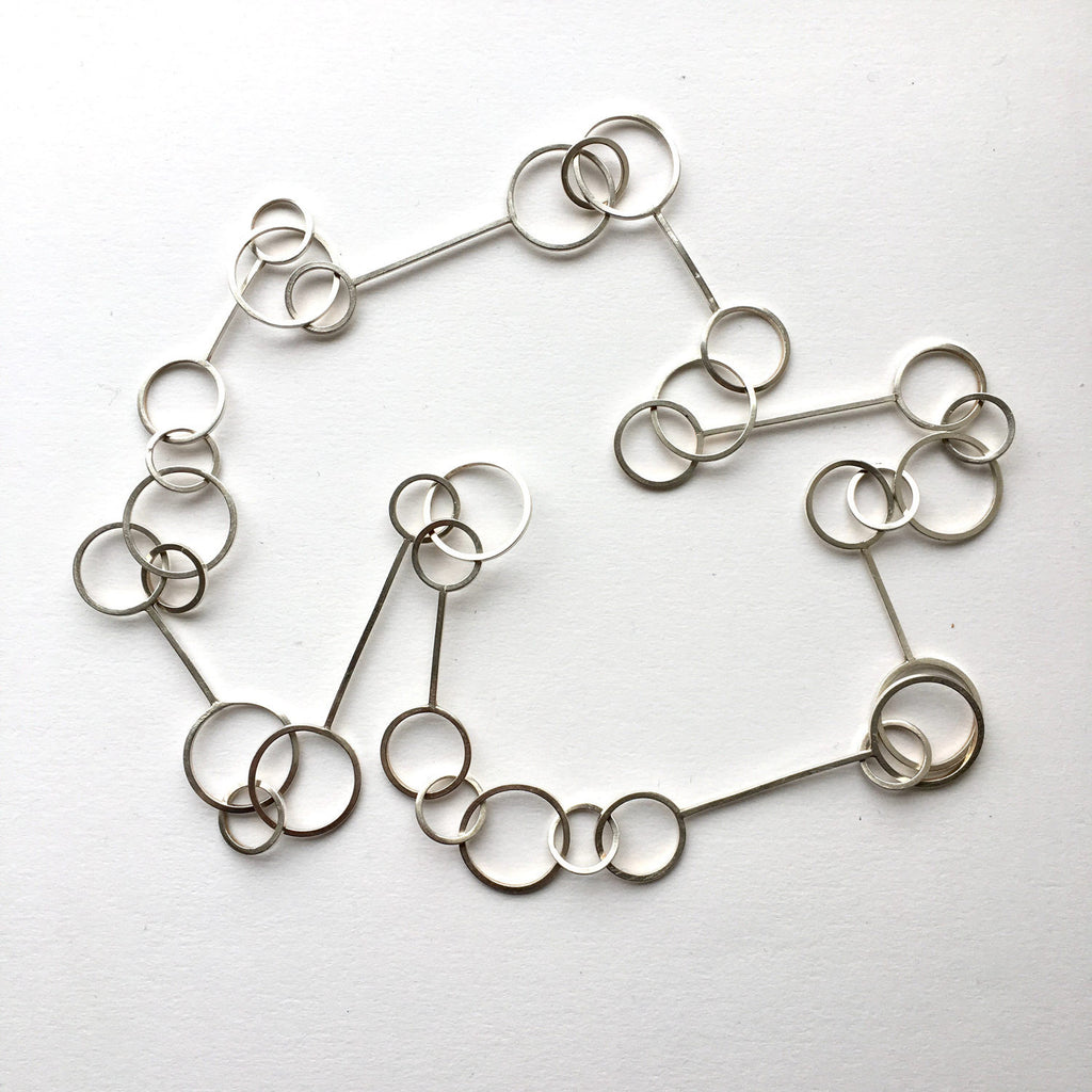 Silver Bubble Wand Necklace