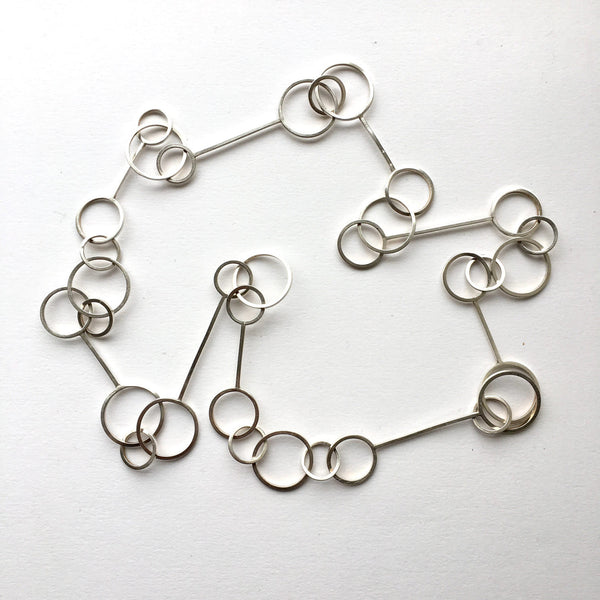 Silver Bubble Wand Necklace