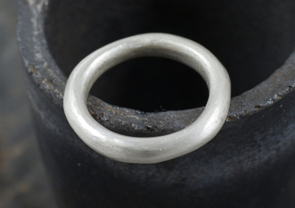 Chunky Silver Stacking Rings