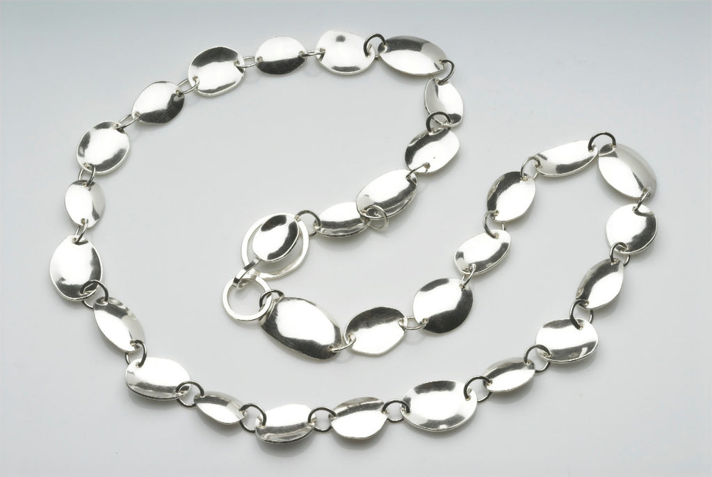 Silver Fishing Spinner Inspired Chain