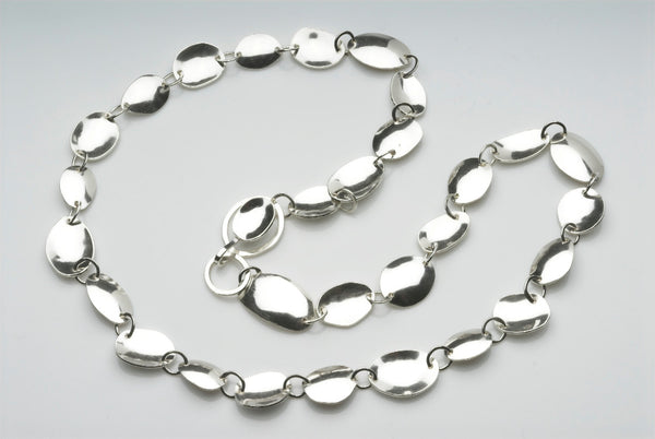 Silver Fishing Spinner Inspired Chain