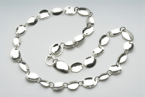 Silver Fishing Spinner Inspired Chain