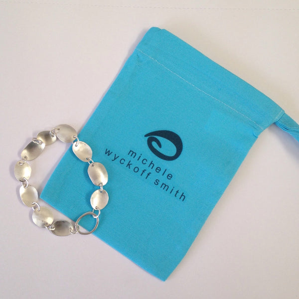 Handmade Silver Fishing Spinner Inspired Chain