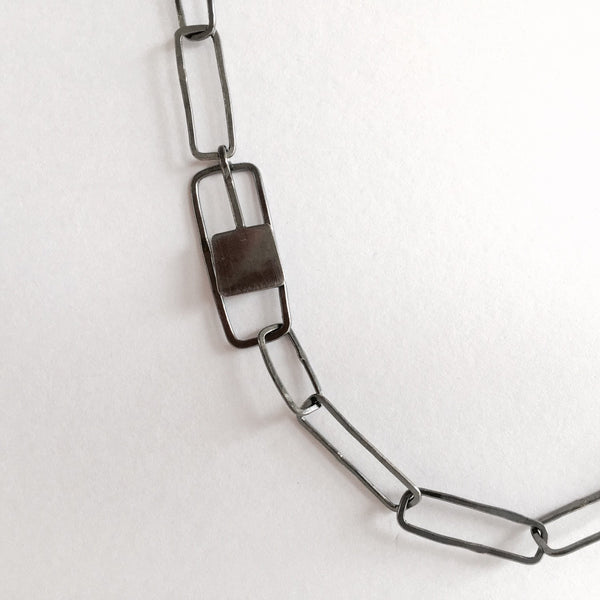 Silver Paperclip Chain