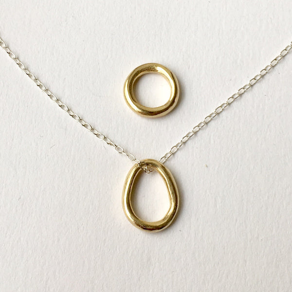 Anika Oval Drop Pendant