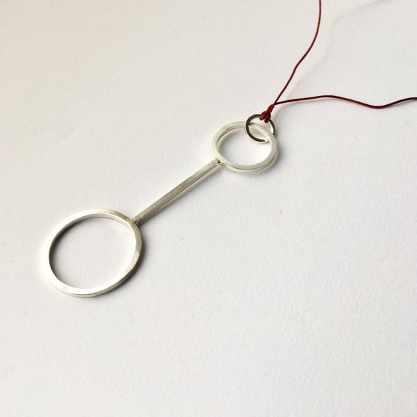 bubble wand pendant for brides maid or flower girl - wyckoffsmith.com