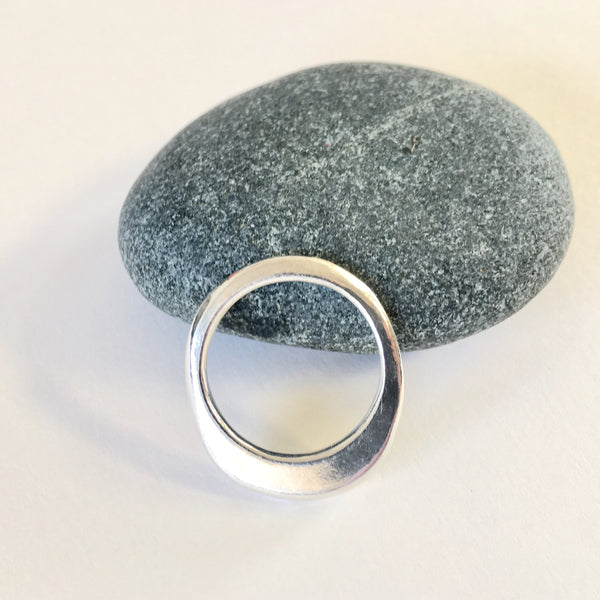 DISCONTINUED: Ovum Ellipse Silver ring