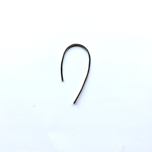 U shape silver cable needle by Wyckoff Smith Jewellery www.wyckoffsmith.com