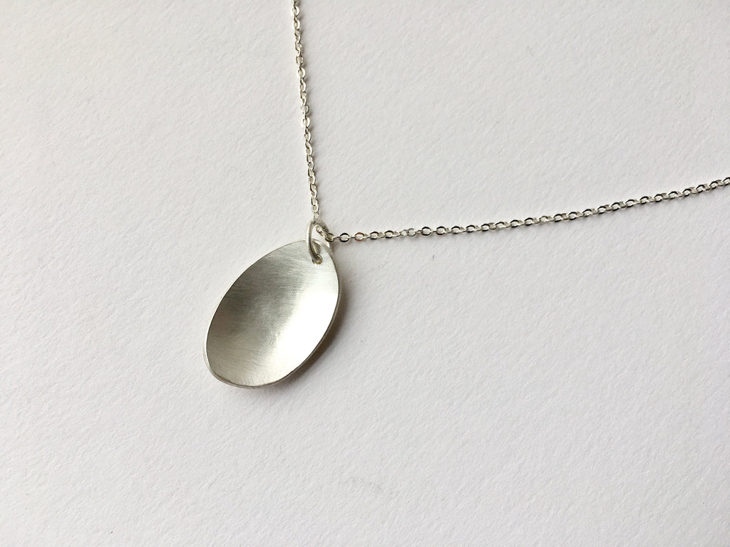 Medium Concave Oval pendant