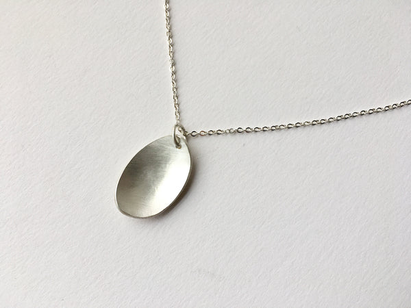 Medium Concave Oval pendant