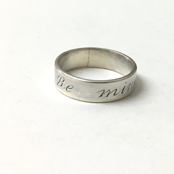 Be Mine Love Heart Ring - alternative engagement ring - Wyckoff Smith Jewellery