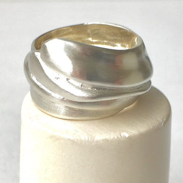 Abigail wrap ring by Michele Wyckoff Smith.