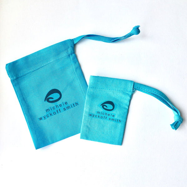Wyckoff Smith Jewellery drawstring bags.