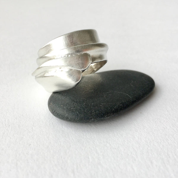 DISCONTINUED: Abigail Silver Wrap Ring