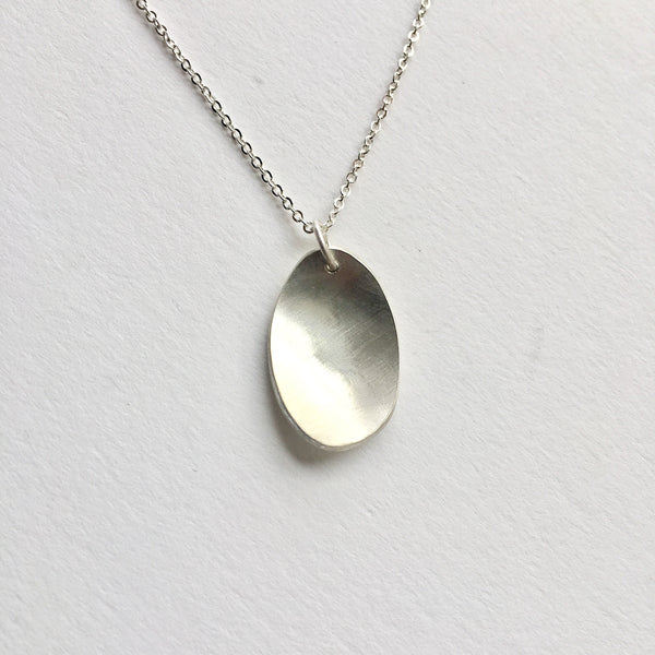 Medium Concave Oval pendant