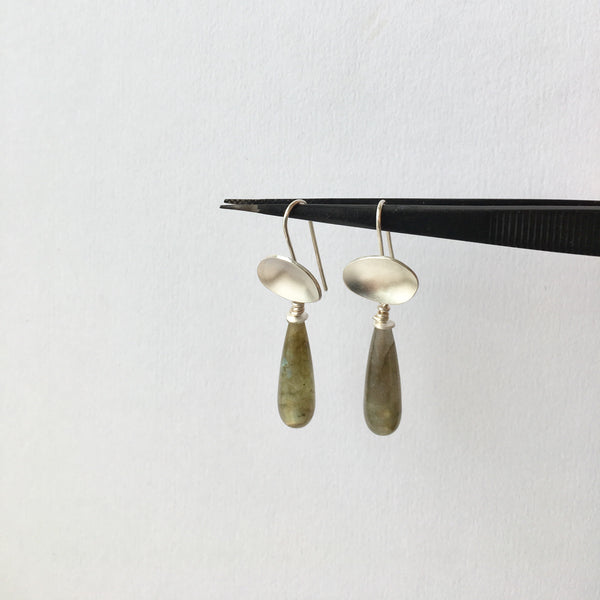 Labradorite pippin earrings on www.wyckoffsmith.com