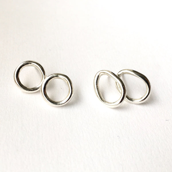 Matching Anika organic shaped earrings by Michele Wyckoff Smith Jewellery