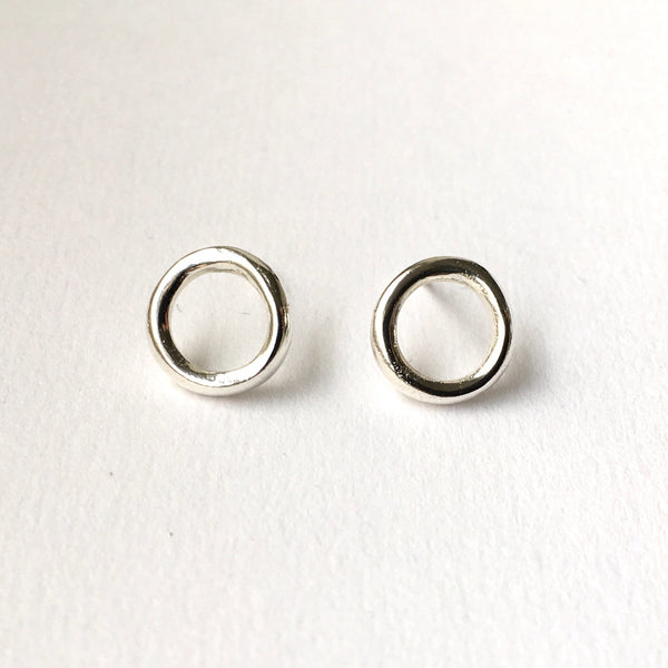 Round Anika Earrings on www.wyckoffsmith.com