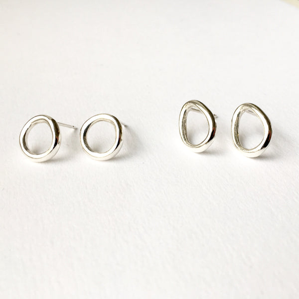 Silver Anika earrings on www.wyckoffsmith.com
