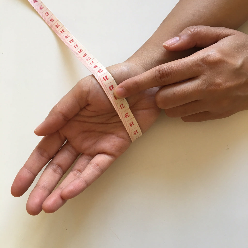 How to measure your hand for the perfect bangle fit.