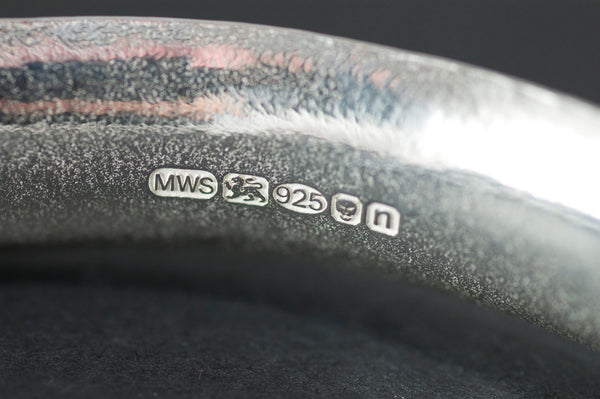 Silver Anticlastic Curved Cuff