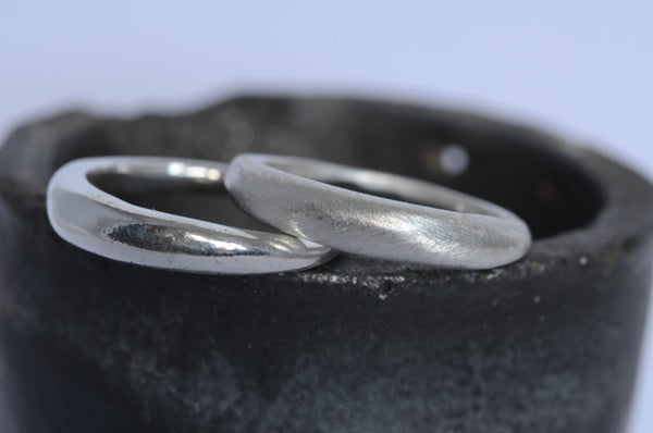 Curved Single Modern Stacking Ring