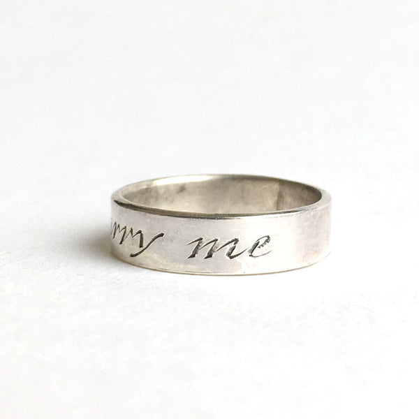 Marry Me ring - alternative engagement ring - Wyckoff Smith Jewellery