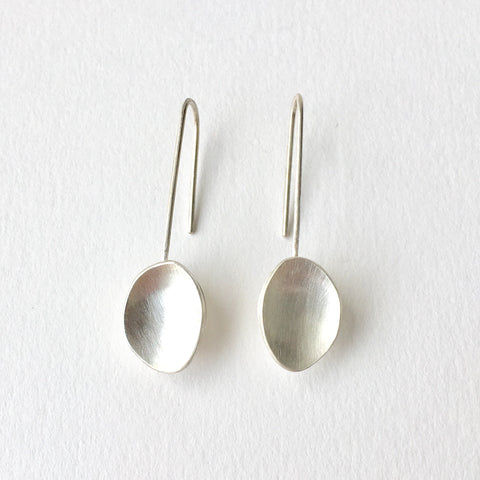 Double dangle oval spinner earrings by Michele Wyckoff Smith Jewellery.