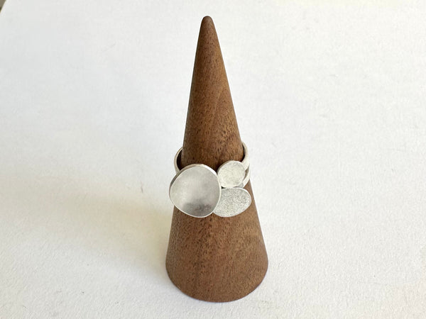 Adjustable ring on a wooden cone - www.wyckoffsmith