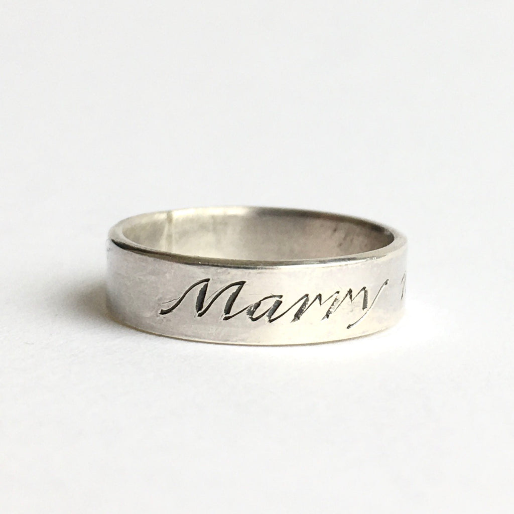Marry Me ring - alternative engagement ring - www.wyckoffsmith.com