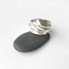 DISCONTINUED: Abigail Silver Wrap Ring