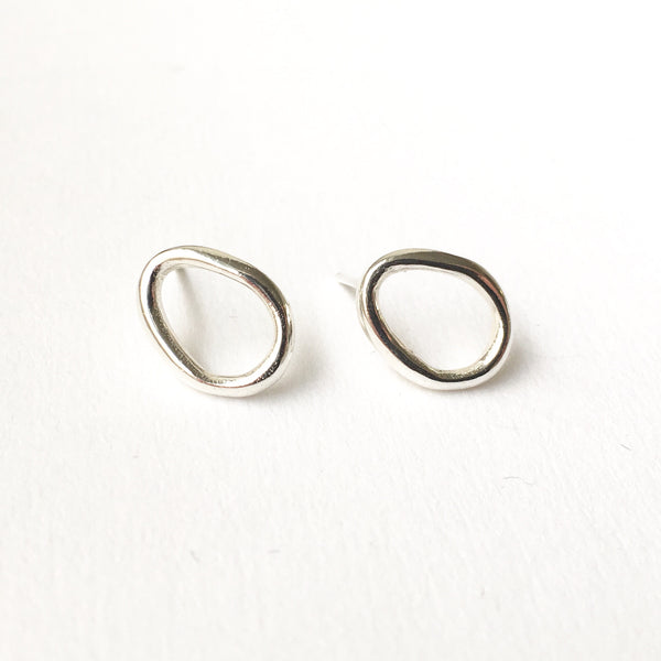 Silver Anika Drop Earrings by Michele Wyckoff Smith